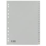 ÍNDICE A4 A – Z EN PVC OMG - GRIS