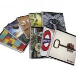 Cuaderno con espiral Papiros 96 hojas