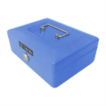 Caja de Seguridad CASH BOX MONEDAS 200x150mm Azul