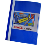 Carpeta Tapa Transparente  A4 Azul