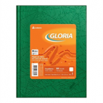 Cuaderno Rayado Gloria Tapa Dura Verde 84 hojas