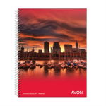 Cuaderno A5 AVON ECOLÓGICO Rayado c/Espiral 84 Hojas 65g