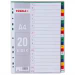 Indice A4 A-Z LETRAS DE COLORES