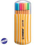 Marcador Stabilo Point 88 Box x20 oval