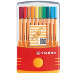 Marcadores Stabilo Point 88 Cartuchera x 20