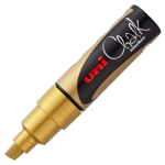 Marcador de Tiza uni Chalk 8 mm Dorado