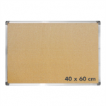 Cartelera de Corcho c/Marco de Aluminio 40 x 60 cm