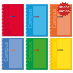 LIBRETAS DE DEBERES 96 H CON ESPIRAL