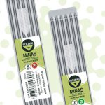 MINAS - GRAFITOS  PIZZINI DE 2 MM B ESTUCHE DE 6 MINAS