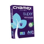 PAPEL FOTOCOPIA A4 CHAMEX 90 GRS.  PAQ. X 500 HOJAS CAJA X 5 -  C/U $ 275