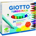 MARCADORES X 24 COLORES GRUESOS JUMBO GIOTTO PAX