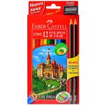 LAPICES FABER CASTELL LARGOS CAJA X 24 COLORES