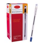 Bolígrafo Omega azul caja x 50 unidades