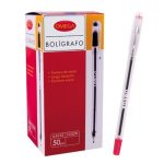 Bolígrafo Omega rojo caja x 50 unidades