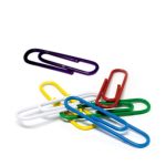 Clips de colores caja x 100