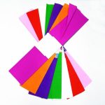 PAPEL CREPPE DLG PAQUETE POR 10 HOJAS POR COLOR