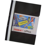 Carpeta Tapa Transparente A4 NEGRA