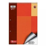 BLOCK PAPIROS CON ESPIRAL RAYADO A4