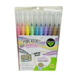 MARCADORES PASTEL PIZZINI PUNTA PINCEL - ESTUCHE POR 10 COLORES