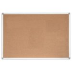 Cartelera de Corcho c/Marco de Aluminio 45 x 60 cm BI OFFICE