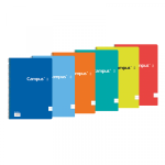 Cuaderno con espiral 80 hojas Campus tapa semidura  formato A5