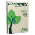 PAPEL FOTOCOPIA A4 CHAMEX 75 GRS. RECICLADO ECOLÓGICO  PAQ. X 500 HOJAS CAJA X 10