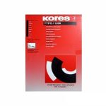 Papel Carbonico KORES COLOR NEGRO PACK X 2