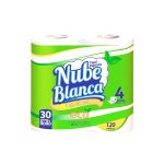 PAPEL HIGIENICO NUBE  ECO - *3 FUNDAS 64 ROLLOS POR 30 METROS CADA ROLLO