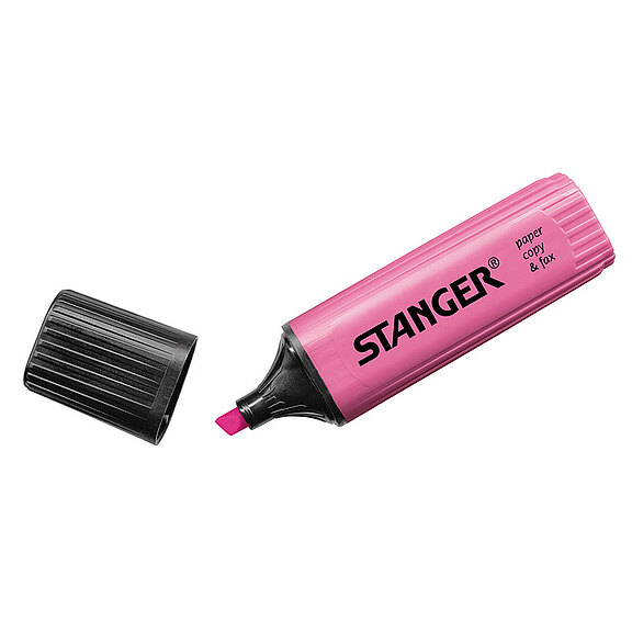 MARCADOR DESTACADOR FLUO STANGER FUXIA ( ALEMÁN) CHATO - Imagen 1
