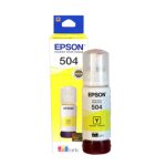 TINTA BOTELLA EPSON MODELO 504 COLOR YELLOW