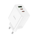 CARGADOR DE PARED 2 USB-C/1 USB-A EU 40W WHITE HOCO C126A